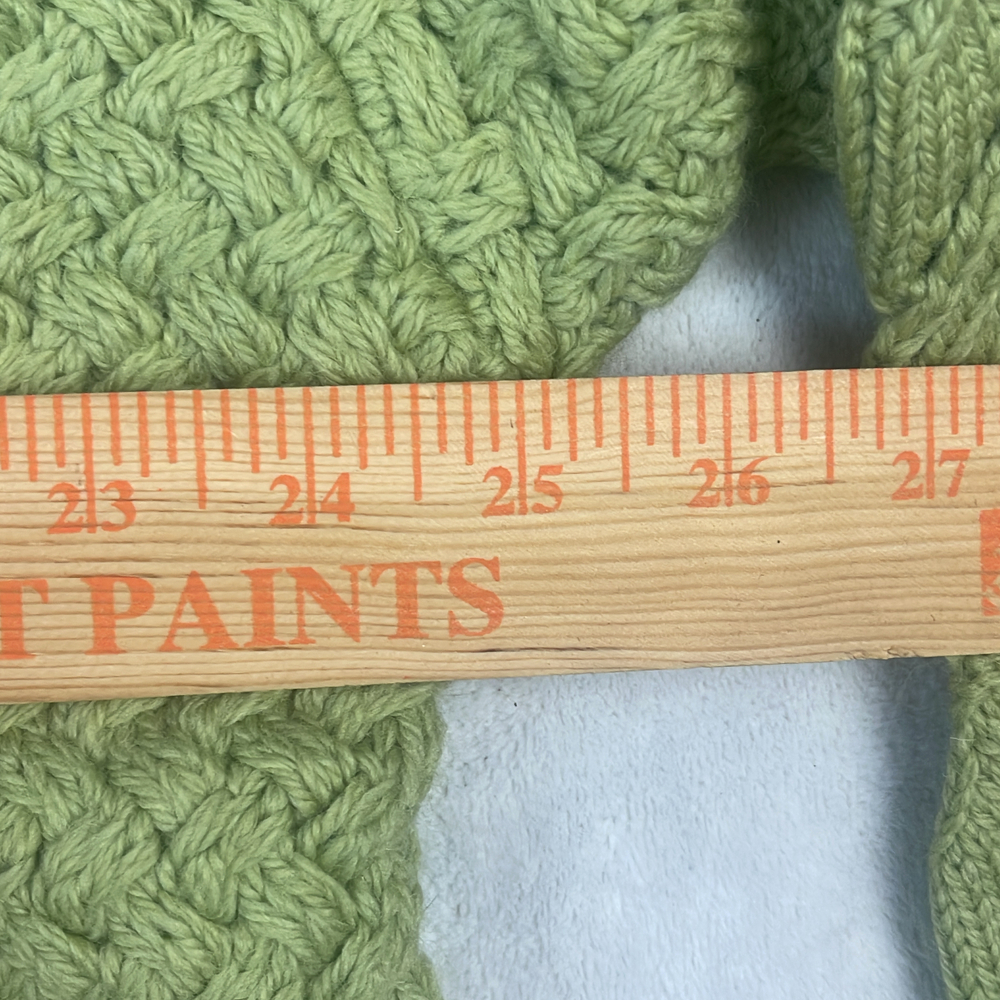 Aran Crafts Women's Sweater Green Size XXL Merino Wool V-Neck Made in Ireland - Picture 3 of 6